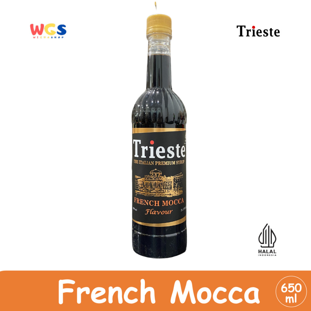 

READYY! Trieste Syrup French Mocca Premium Flavor 650ml - Halal MUI - Sirup untuk Minuman Kekinian &