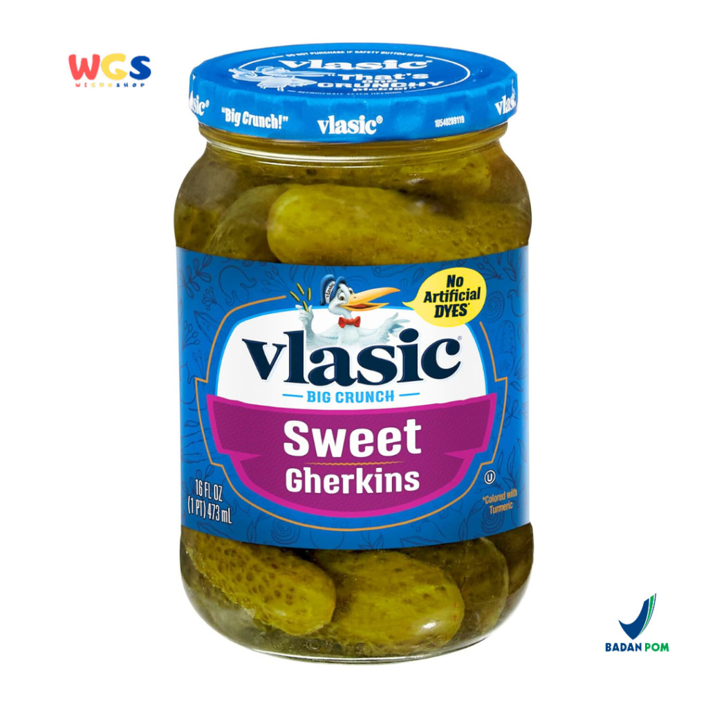 

READYY! vlasic Big Crunch Sweet Gherkins No Artificial 470ml