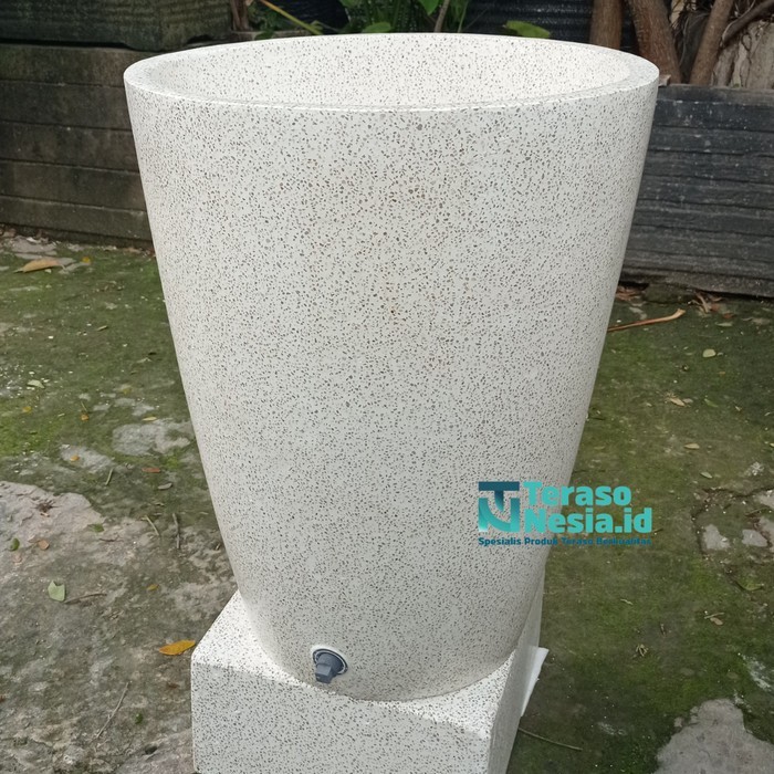 Bak Mandi Teraso Gelas + Tatakan