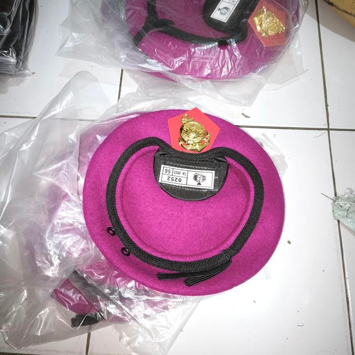 Sale Terbatas Topi Baret Marinir Jatah Plus Emblem