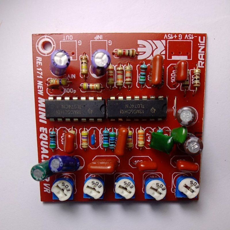 RB2233 PANTOMIM Kit Mini Equalizer 5 channel mono trimpot