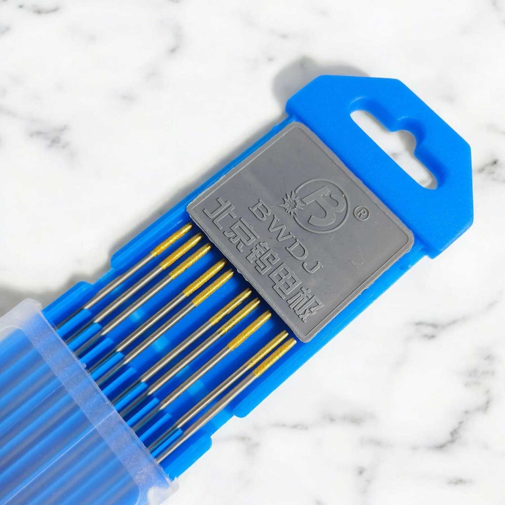 Jarum Las Argon Tungsten Elektroda Jarum Las 1.6x150mm 10PCS Tungsten Argon Welding Needle Electrode