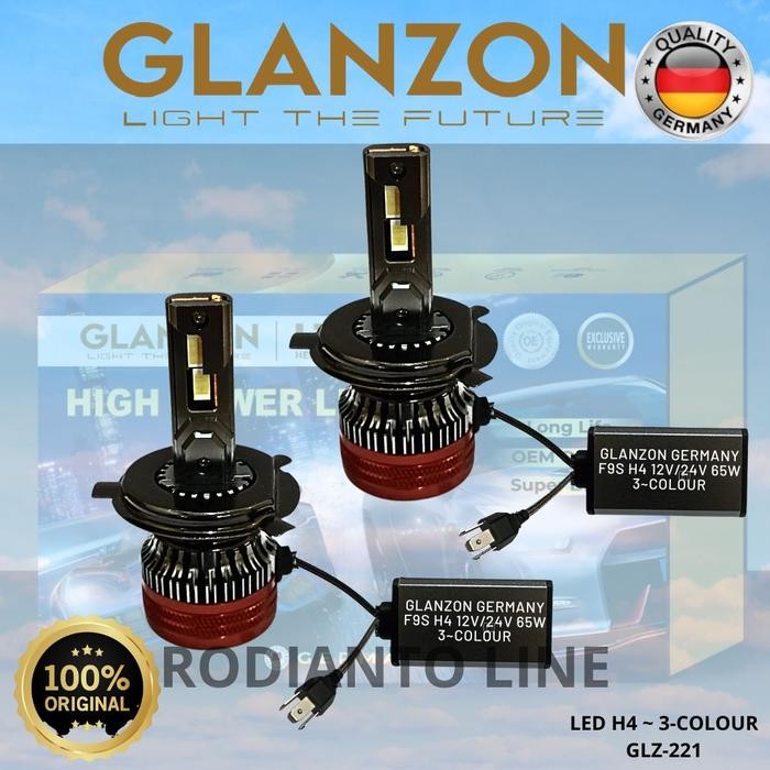 Lampu Led Mobil Chevrolet Spin H4 - 3 Warna X9 Eco. 36W Garansi Original Asli