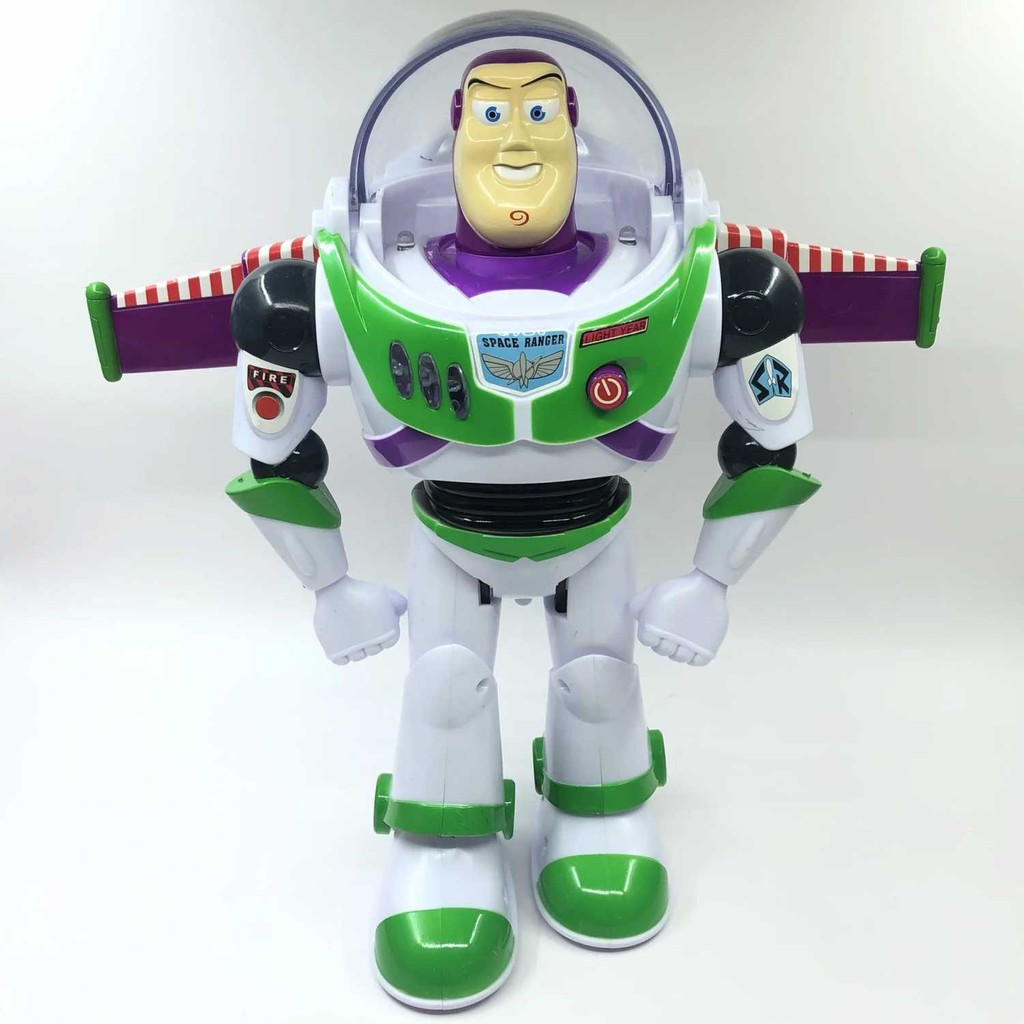 Boneka Aksi Buzz Lightyear dengan Suara Sayap Action Figure Buzz Lightyear with Wing Sound Walking A