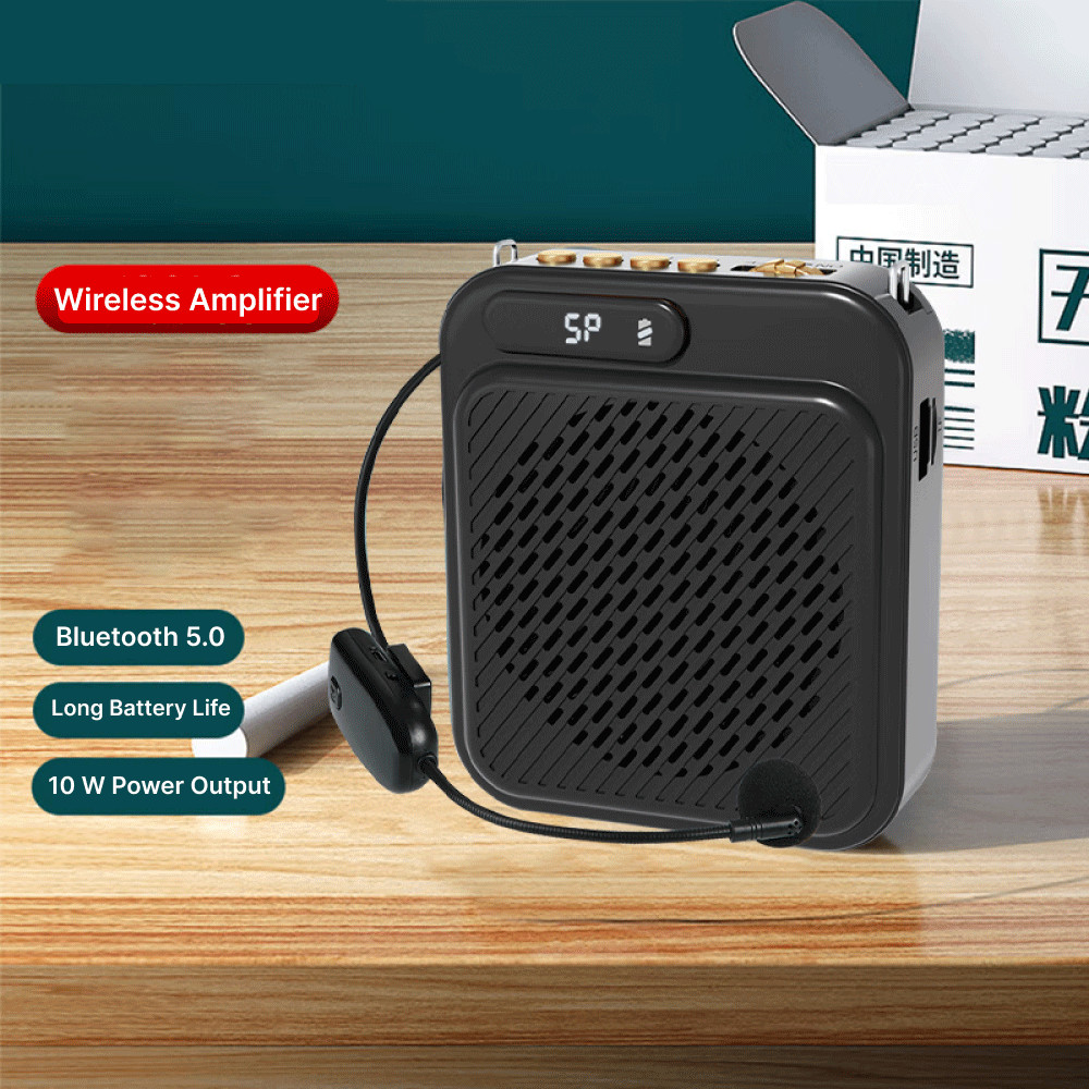 Speaker Pinggang Tourguide Bluetooth Mini Penguat Suara Aktif Bluetooth Tourguide Waist Speaker Mini