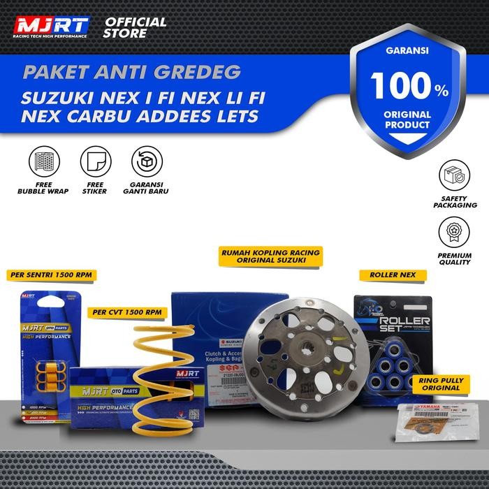 PREMIUM PAKET UPGRADE CVT ANTI GREDEG SUZUKI NEX CARBU NEX II ORIGINAL Motorcycle