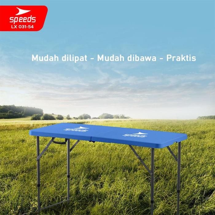 PREMIUM Speeds Folding Table Camping Meja Lipat Camping Model Koper Satu Paket Kursi Meja Outdoor