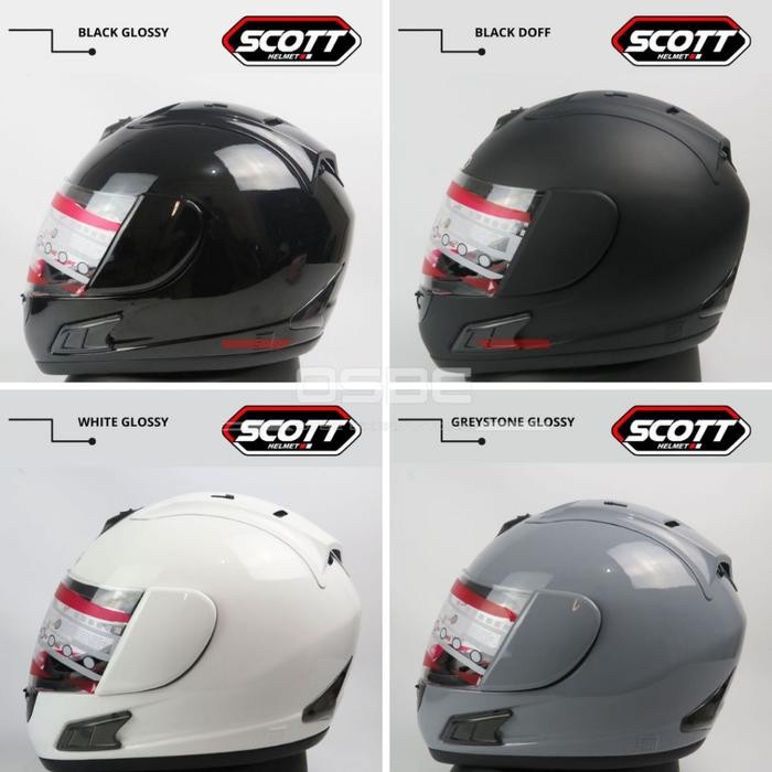 PREMIUM HELM SCOTT FULL FACE 313 SCOTT 313 FULL FACE SNI