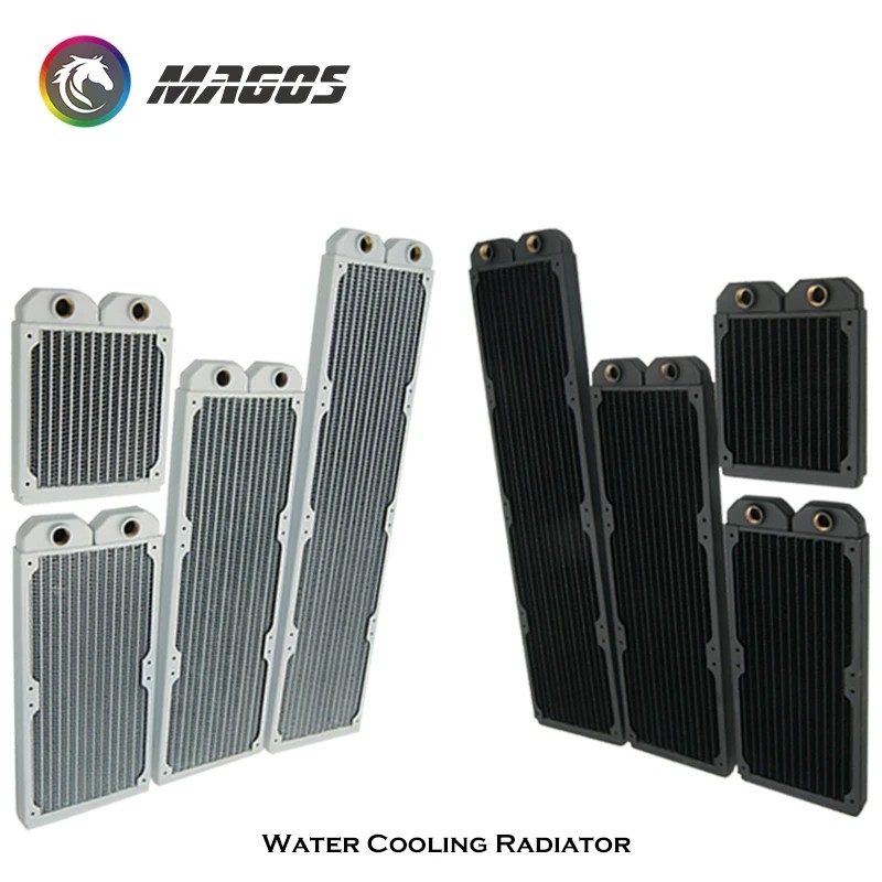 Radiator Tembaga Pendingin Air Ultra Tipis Ketebalan 20Mm, Pendingin Heatsink Penukar Cairan PC G1/4