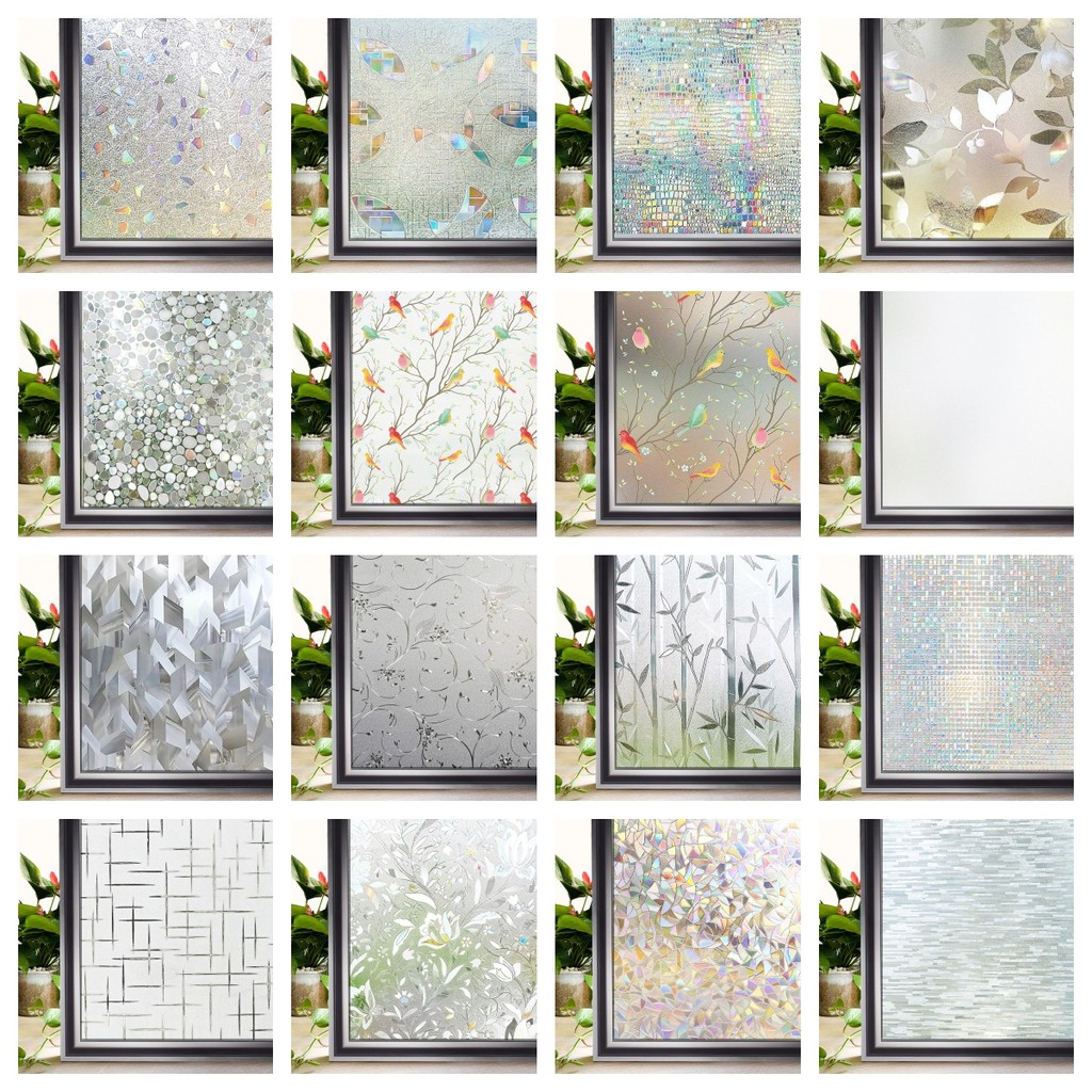 Kontrol Panas Jendela Pelangi Vinil Keamanan Pewarnaan Jendela Film Pelindung Matahari Stiker Jendel