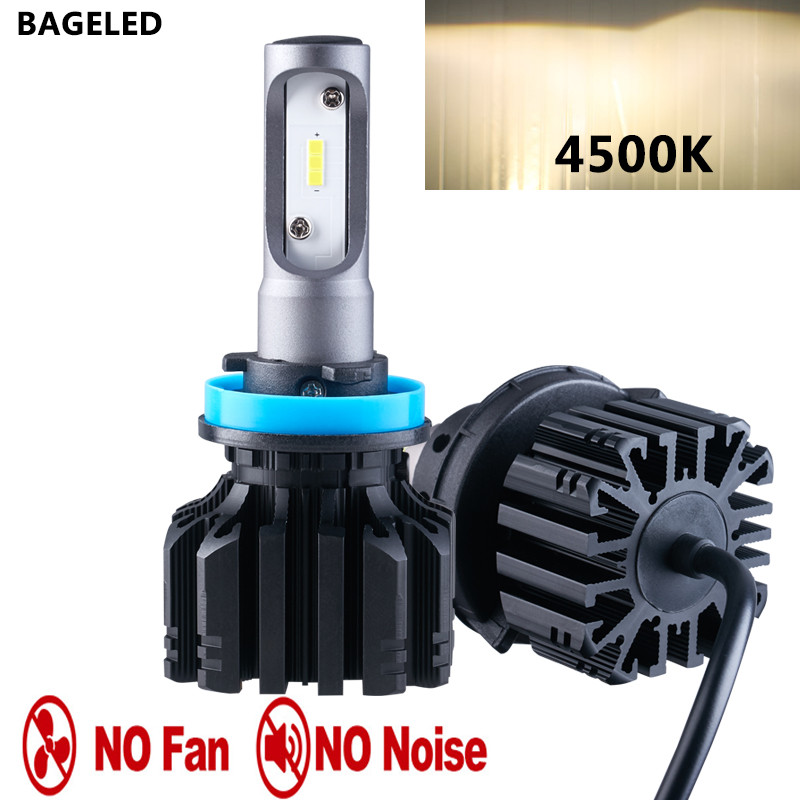 H4 LED H7 H11 H8 HB4 H1 H3 9005 HB3 Auto S5 Bohlam Lampu Depan Mobil 60W 8000LM Aksesori Mobil 6500K
