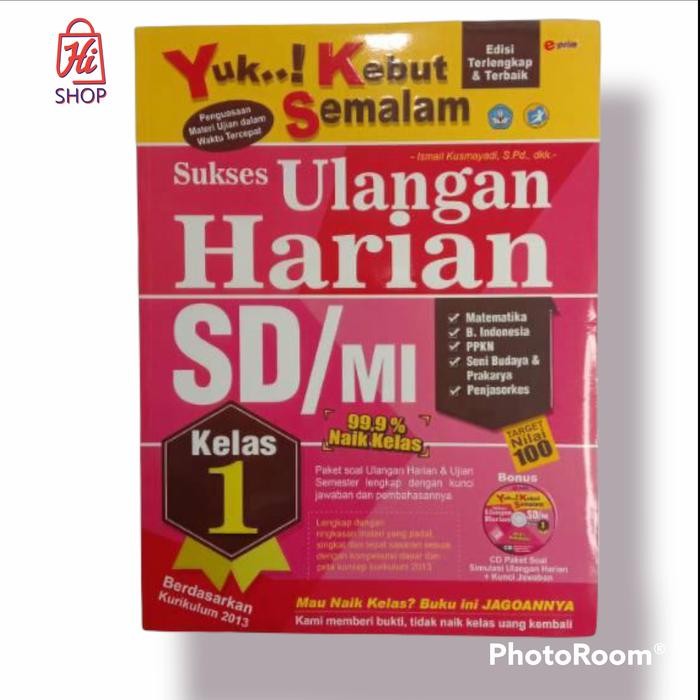 

Buku Yuk Kebut Semalam Sukses Ulangan Harian SD Kelas 1
