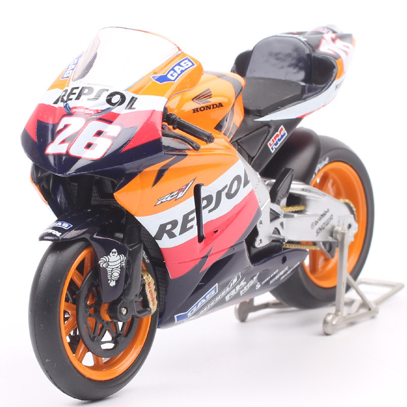 Guiloy 1:18 Skala Honda Repsol RC211V #26 Dani Pedrosa 2006 GP Pengendara Sepeda Motor Model Diecast