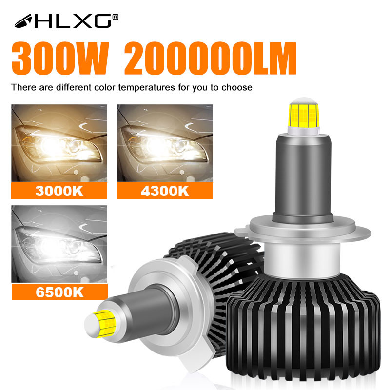 H7 Lampu Depan LED 360 Bohlam Lampu Depan LED Turbo Daya Tinggi H7 7035 CSP CIP Desain 1:1 Lampu Mob