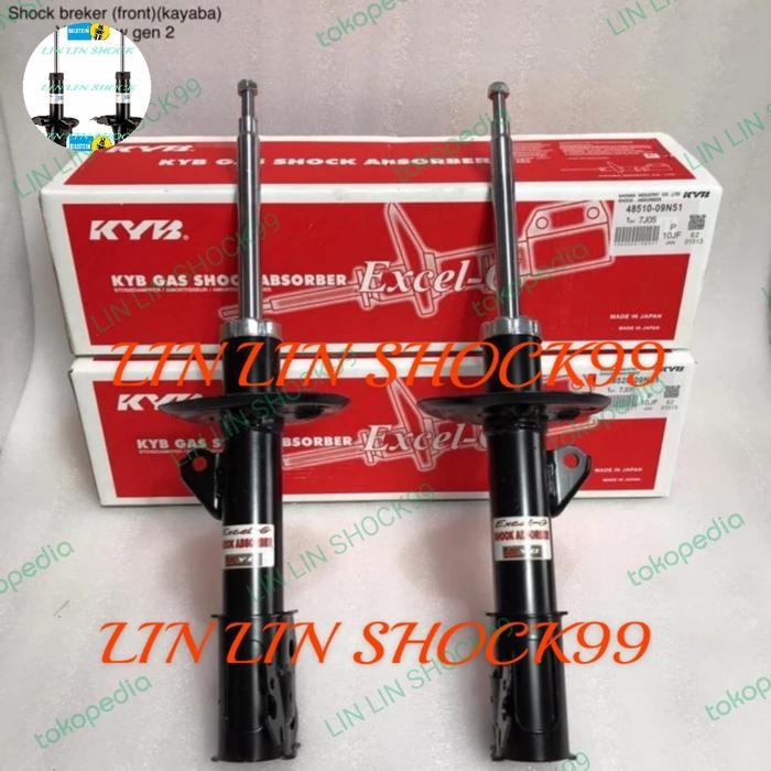 Shockbreaker Yaris Depan Tahun 2006-2011/New Vios Gen 2 Merek Kayaba