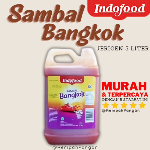 

SANS Indofood Sambal Bangkok 5,7kg Per Galon