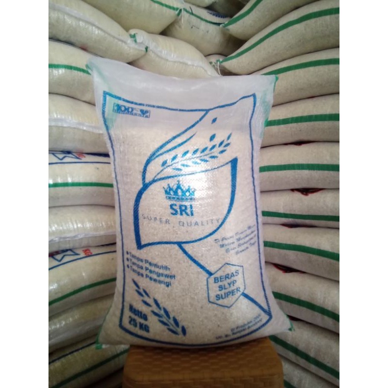 

SANS Beras Beras Karung Beras Merk SRI - 25 kg
