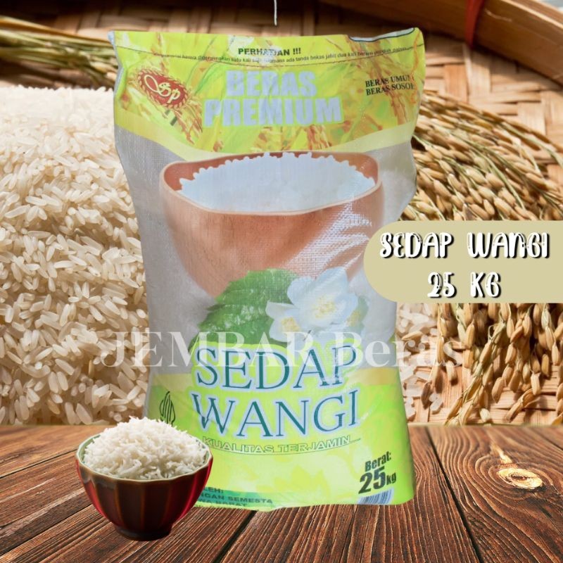

SANS Beras Sedap Wangi 25kg Premium Pulen Tanpa Pemutih