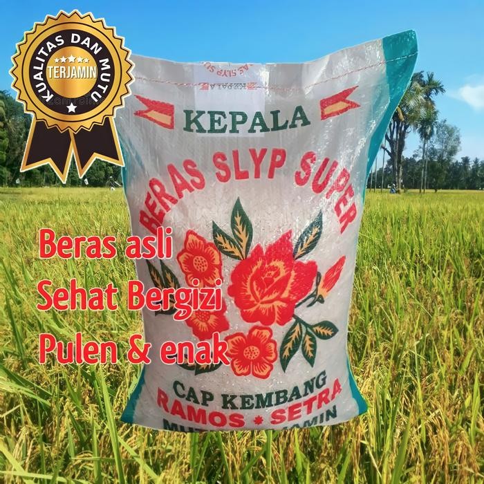 

Beras Slyp Super Ramos Bunga Kembang 10 Kg