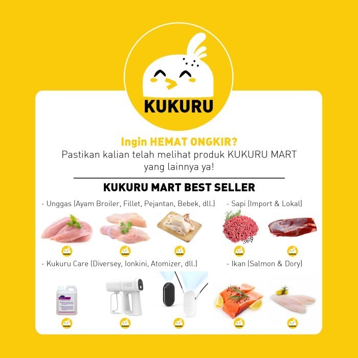 

AYAM KARKAS / AYAM BROILER / AYAM UTUH - UKURAN KECIL 0,8-1,0 KG