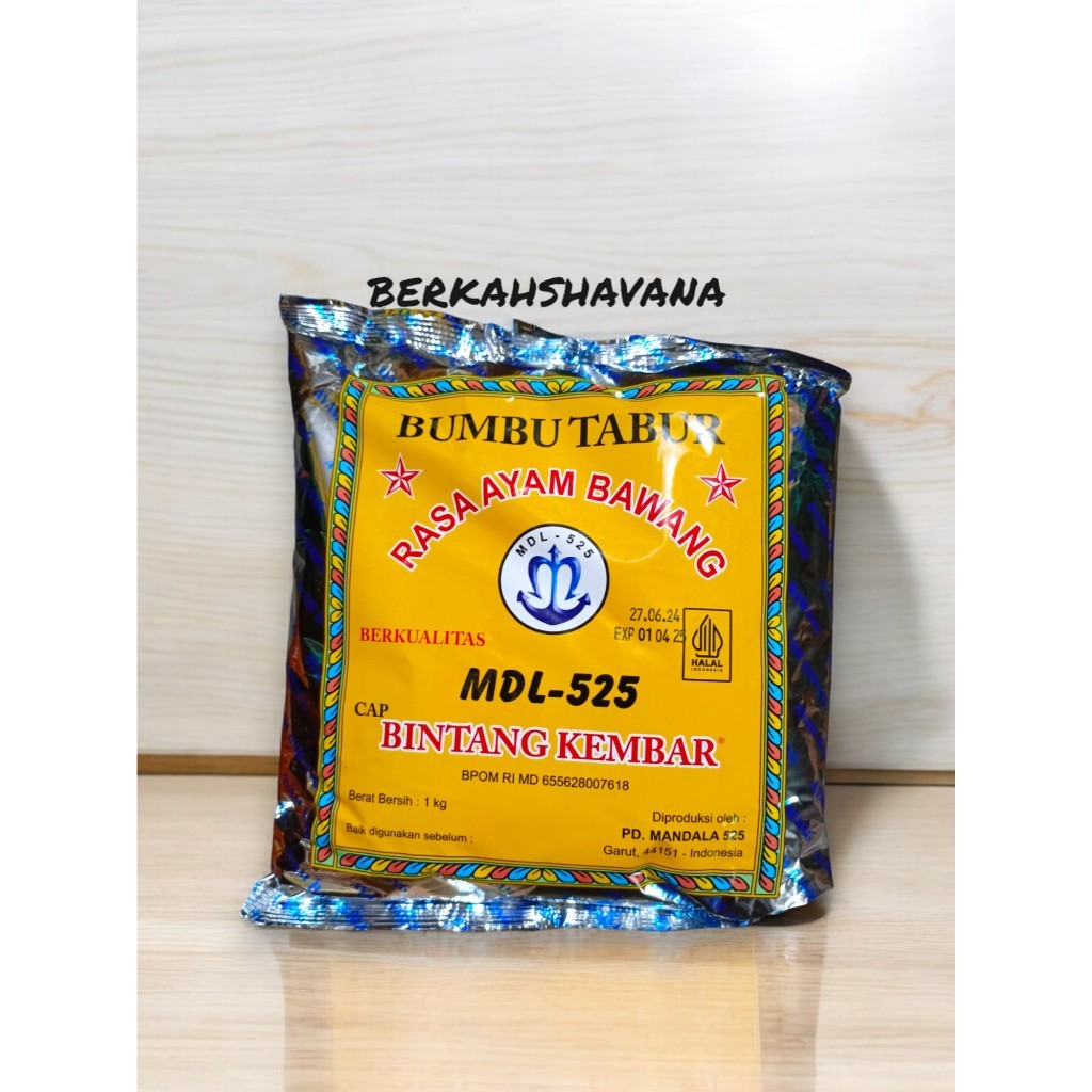 

SANS Bumbu Bintang Kembar MDL-525 Ayam Bawang 1KG/1000GR