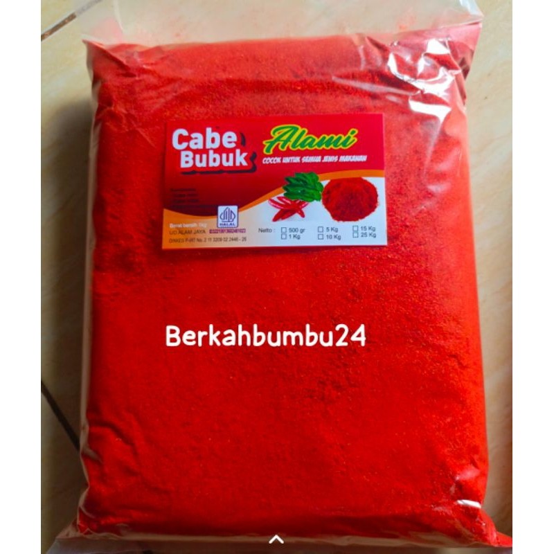 

SANS Kemasan ( 1Kg ) Cabe Bubuk Halus Ori Xtra Pedas