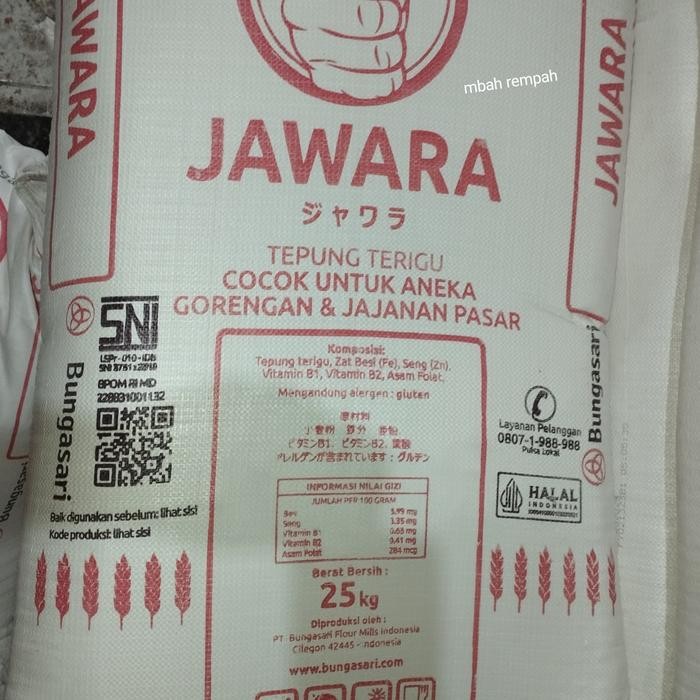 

SALE !!! TERIGU JAWARA 25KG TERIGU MURAH READYY