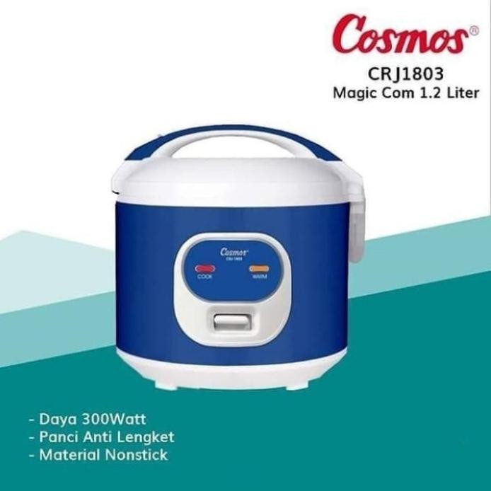 Magic Com Cosmos Crj-1803/ R Cooker Mini 1,2 Liter -Gratisongkir