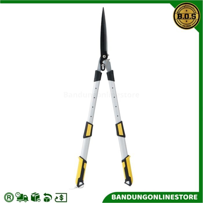 Gunting Rumput Gunting Taman Krisbow 75 - 95 Cm Adjustable Gunting Tanaman Teleskopik Gagang