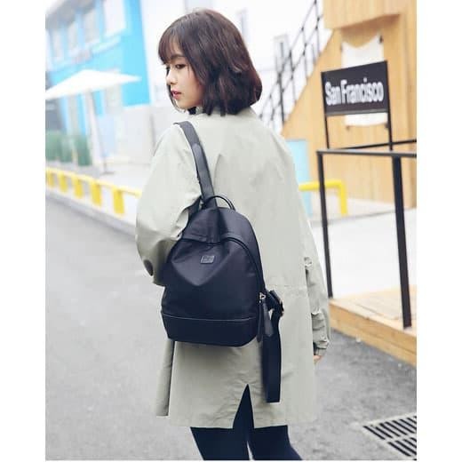 Tas Ransel Gadget Wanita Woman Elegan Cute Lucu Simple Remaja Polos