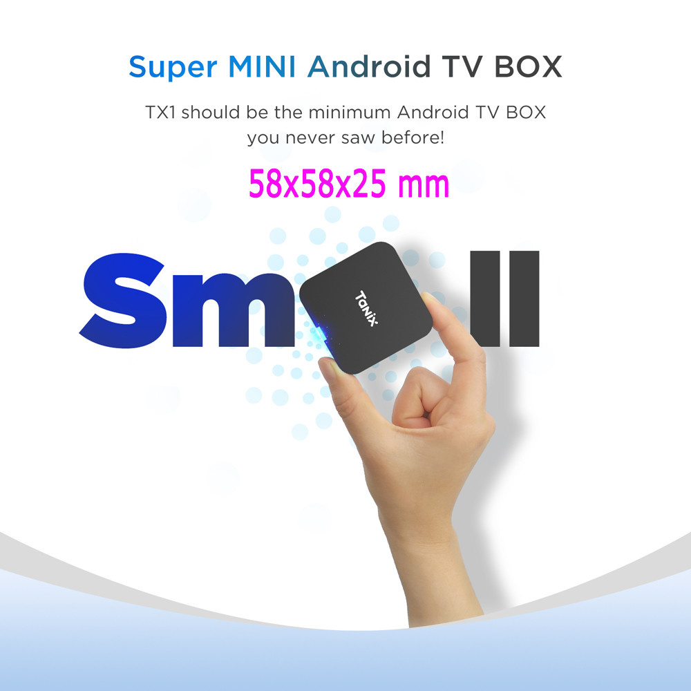 N Tanix TX1 Android 10 TV Box Allwinner H313 1GB 8GB 2GB 16GB 2.4G WIFI 4K Global Media Player