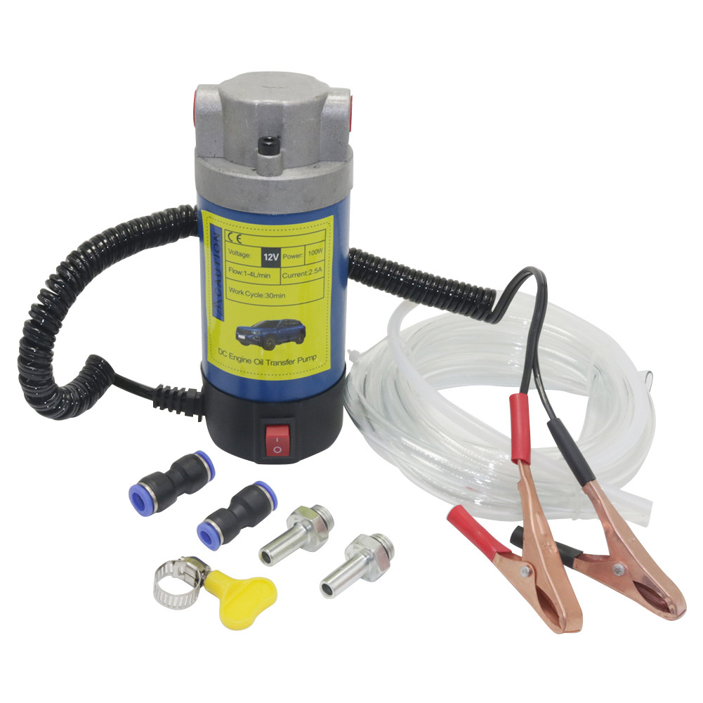 DC Engine Oil Transfer Pump Oil Changer Portable Gear Oil Pump Automobile Oil Electric Oil Well pump