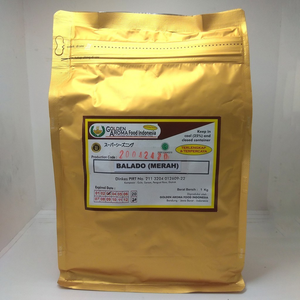 

RATU BUMBU TABUR 1 KG RASA BALADO MERAH COCOK UNTUK ANEKA SNACK SHIHLIN KENTANG TAHU CRISPY DLL