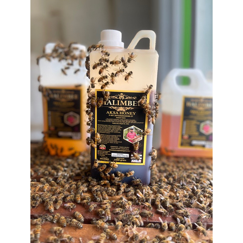 

RATU Madu Asli Murni Hutan Sumatra Raw Honey 1 KG - HALIMBEE
