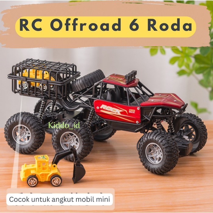 RC OFF ROAD 4WD / Mobil Remot Control offroad skala 1:16 2,4G / Mobil Rock crawler 6241