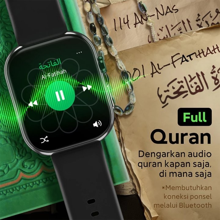 RB2233 100 Original Samsung Muslim Quran Smartwatch FW35 With 2.0" HD AMOLED Display GPS IP68