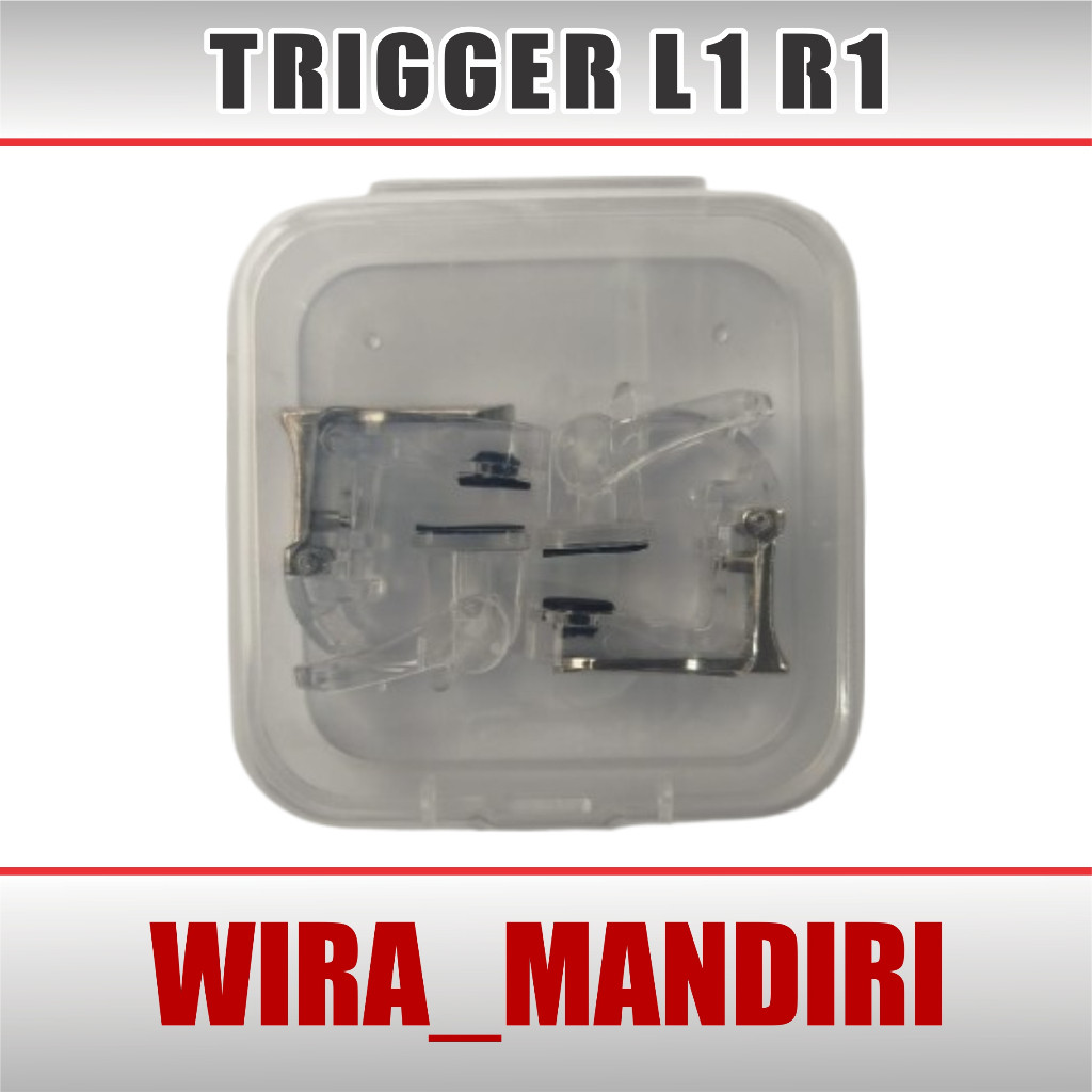 RB2233 Trigger GT01 - Joystick L1 R1 Mobile Gaming Shooter PUBG CODM FF - Transparan