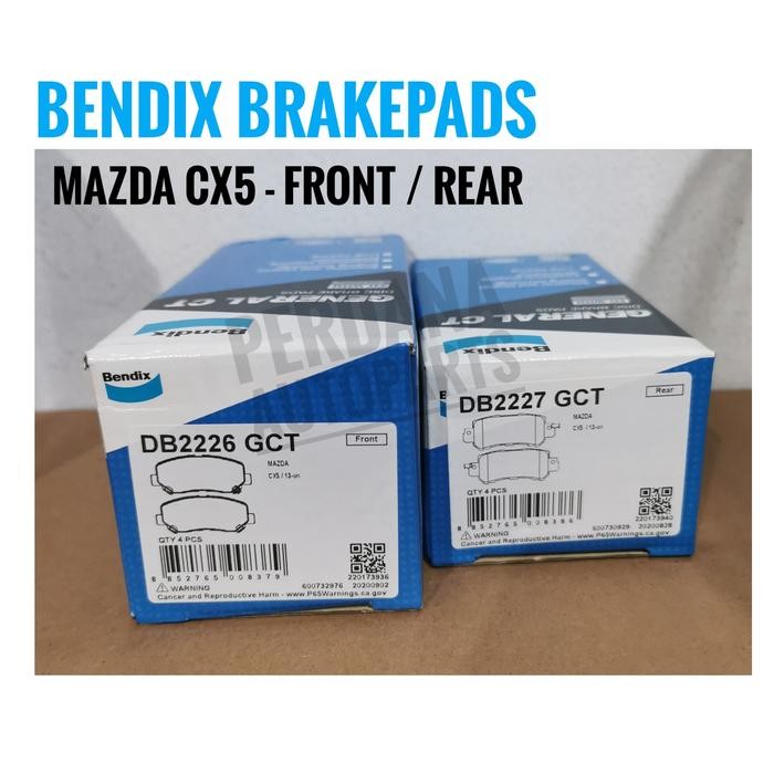 Kampas Rem Mazda Cx5 Cx-5 Depan Belakang Bendix