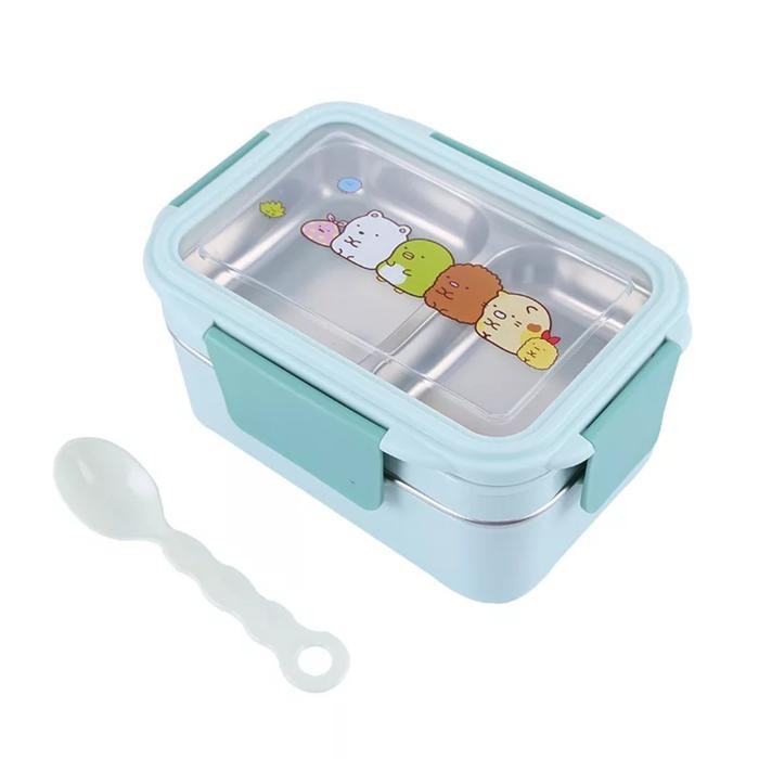

kotak makan stainless anti tumpah , kotak makan anak , lunch box