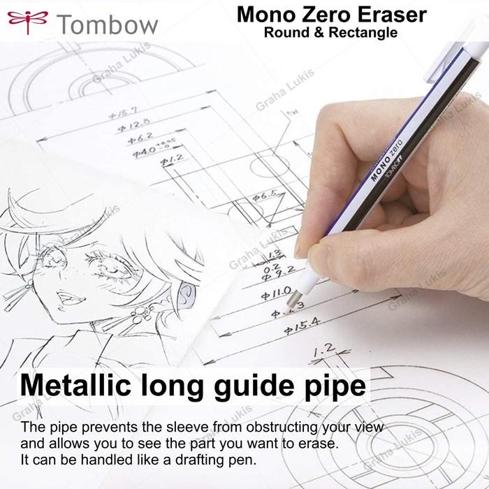 

Tombow MONO Zero Eraser Fine Circle 2.3mm