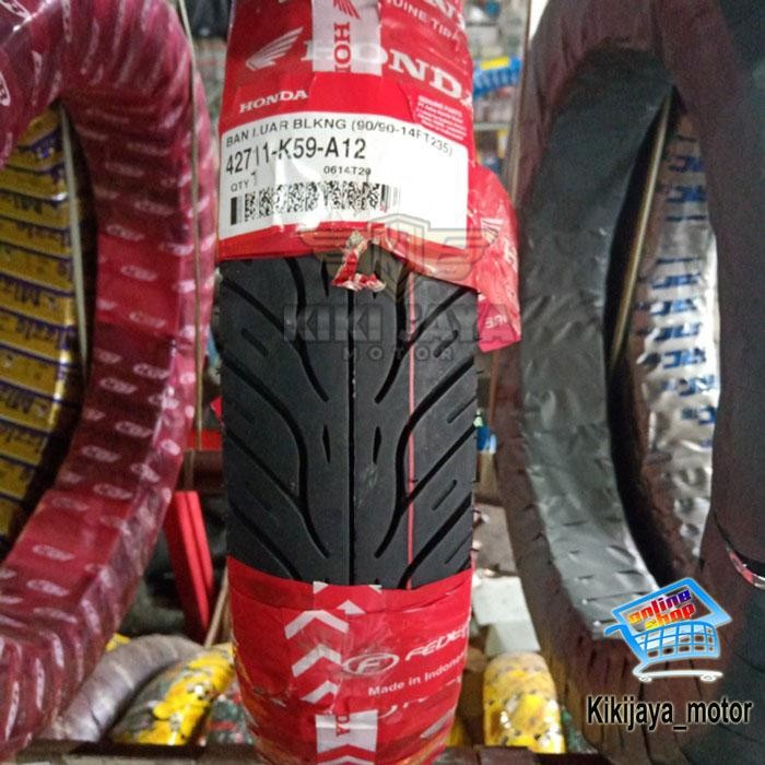Ban Motor Honda 90/90-14 K59 Tubeless Ban Luar Belakang Beat