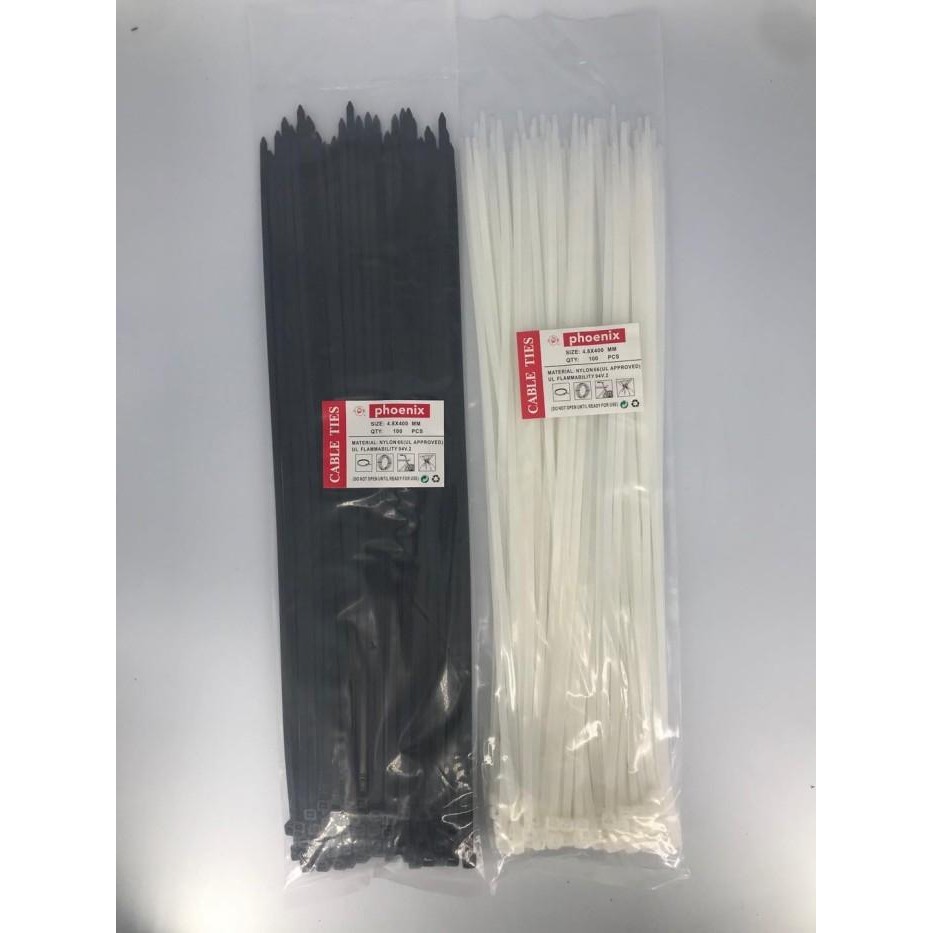 

KABEL TIES CABLE TIE 4.8 X 400MM (40CM) CV 400