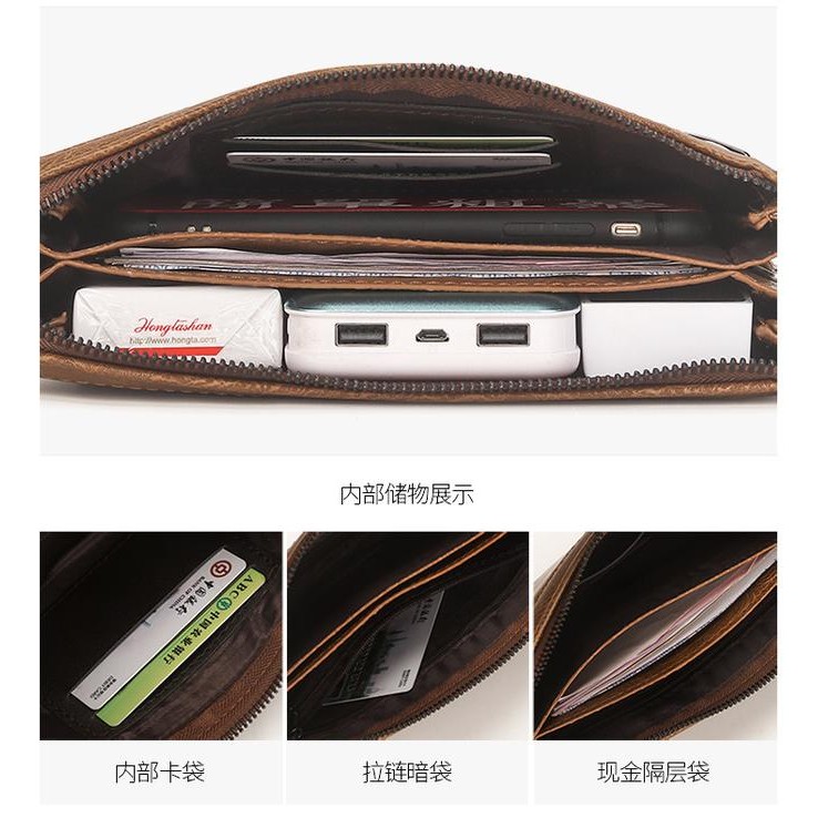 Tas Tangan Kulit Pria Wanita Clutch Dompet Jeep Key Lock Original #Gratisongkir #Sale #Discount