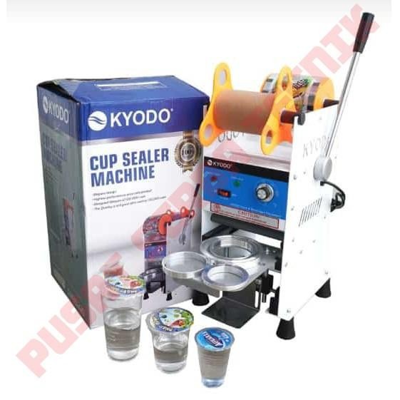 Kyodo Mesin Cup Sealer Mesin Press Gelas Manual Kyodo 300 Watt