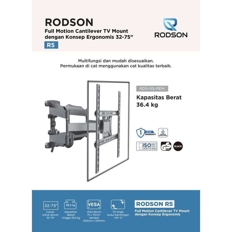 Promo Terbatas Breket Led Tv / Braket Uhd Tv / Bracket Tv / Breket Tv 40 - 75 Inch