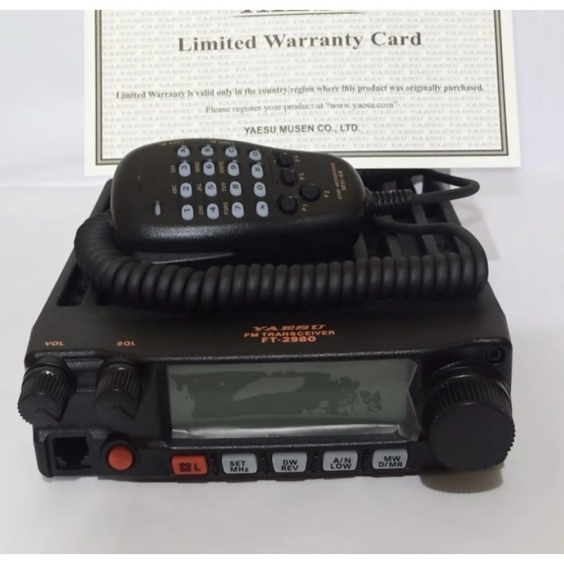 Yaesu FT2980 Musen Resmi 80Watt Alinco FT-2980