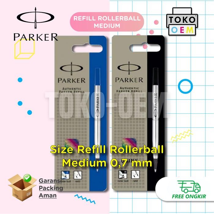

Parker Original Refill Rollerball Signpen Isi Ulang Pena Ukuran Medium 0.7 Mm
