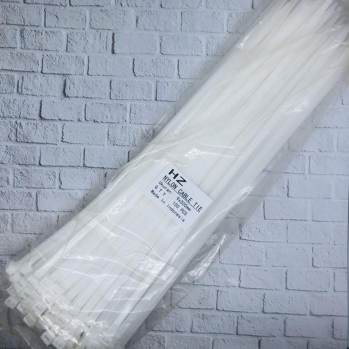 

Hz Cable Ties/Kable Tis/Kabel Ties 9 X 50 Mm Black And Hitam &Putih