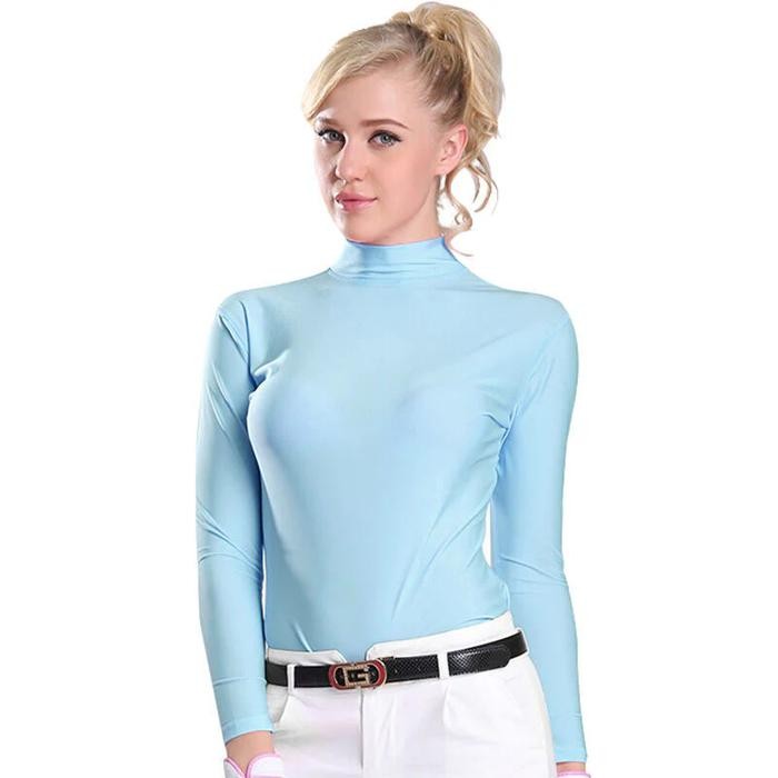 Bingah Product PGM Women Golf Shirt Long Sleeve Woman Baju Golf Wanita Lengan Panjang Kaos Golf