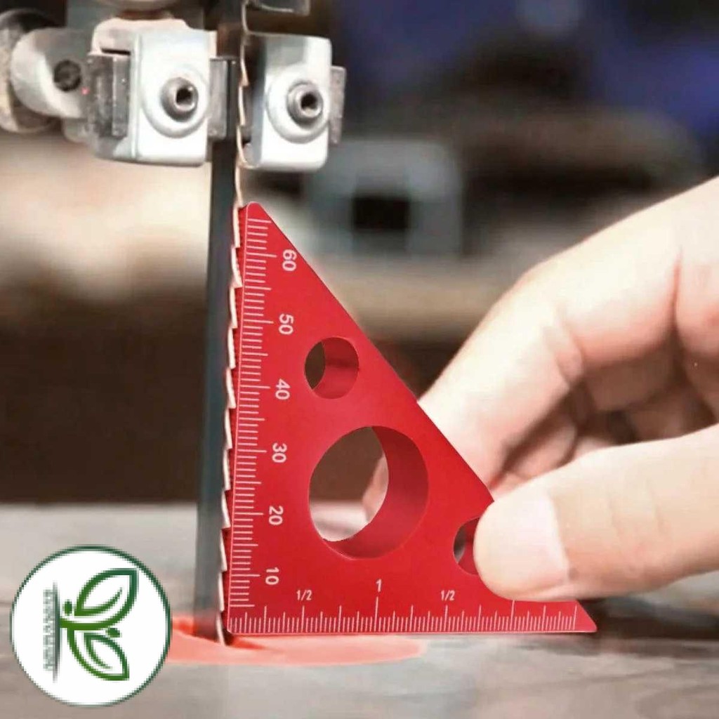 

KETIPED Penggaris Siku Mistar Thickened Triangle Ruler Aluminium Alloy - INU31